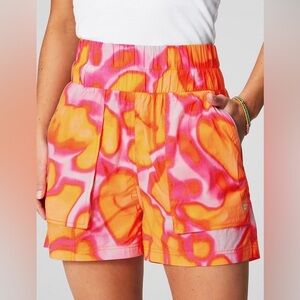 Fabletics Pink and Orange Women's Shorts